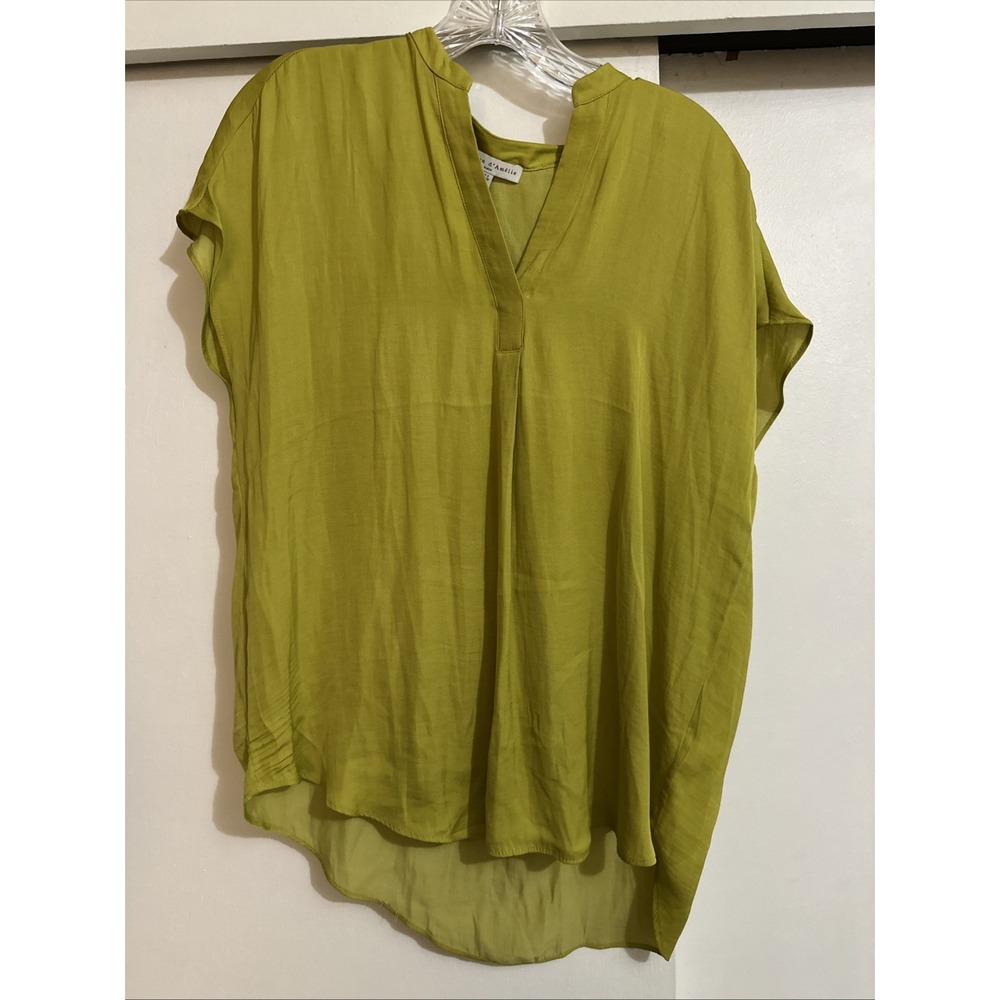 Madison D'amelie Blouse Size Small Green!
